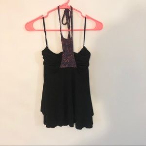 Free People Women’s Black Halter Sz XS